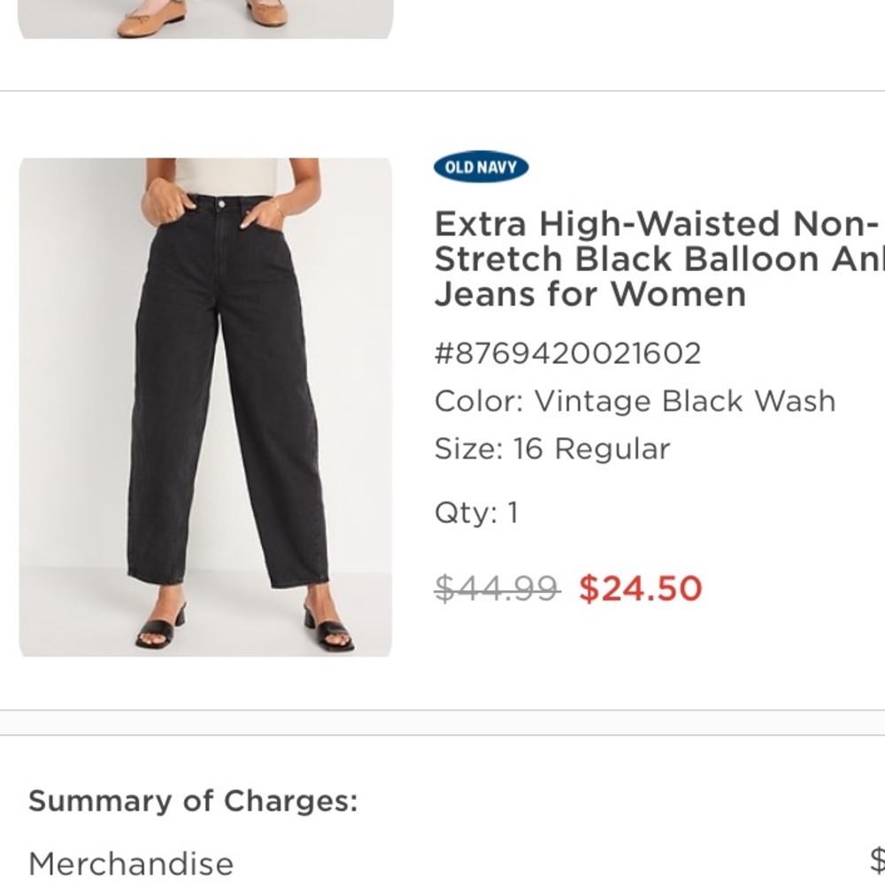 Extra High Waisted Balloon Ankle Jeans